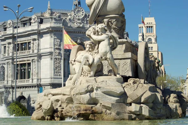 View of the statue of Cibeles — Stock Photo, Image