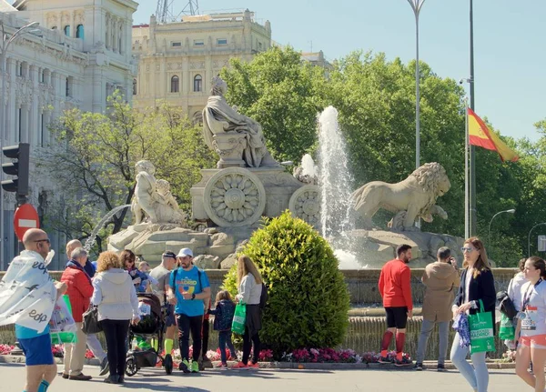 View of the statue of Cibeles — Stock Photo, Image
