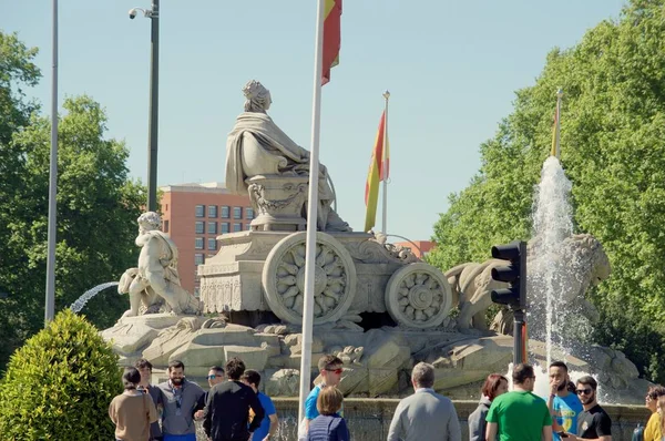 View of the statue of Cibeles — Stock Photo, Image