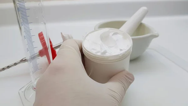 Apariencia de una crema cosmética — Foto de Stock