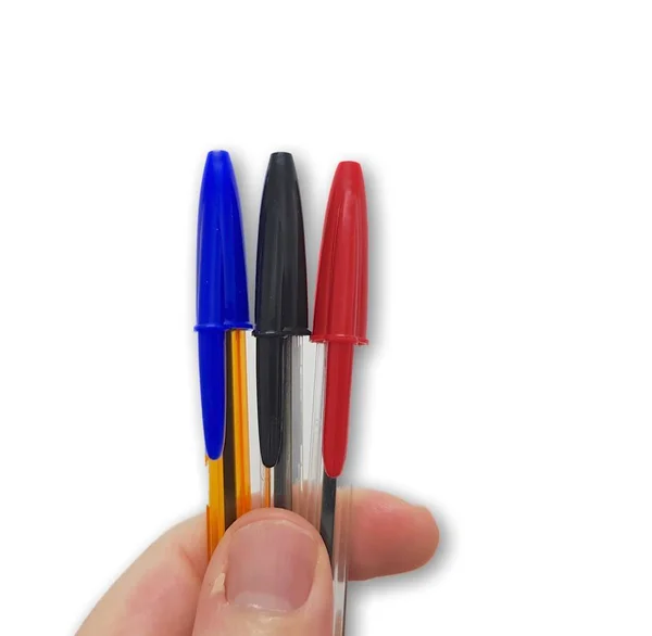 Bolígrafos comunes para ir a la escuela —  Fotos de Stock