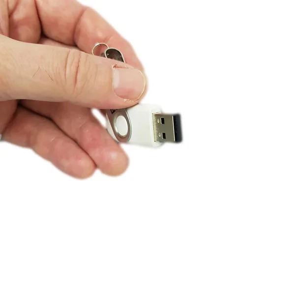 Showing a pen drive — Stock Photo, Image