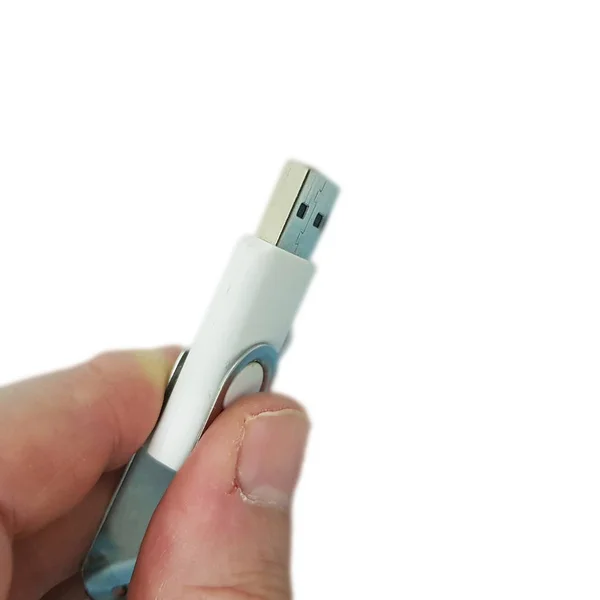 Showing a pen drive — Stock Photo, Image
