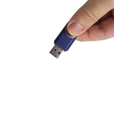 Kalem sürücüsüne beyaz arka planda gösterme