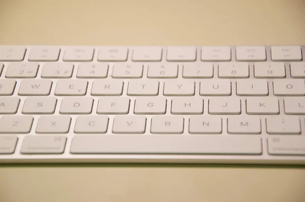 Qwerty keyboard for computer — 图库照片