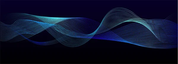 Formes Créées Avec Des Lignes Dans Espace Couleurs Néons Créatives — Image vectorielle