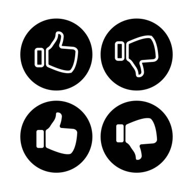 Beyaz arkaplanda el simgesi