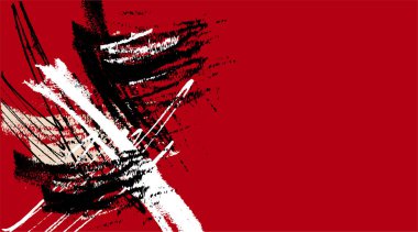 Grunge Dynamic fırça darbeleriyle arkaplan.