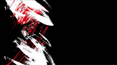 Grunge Dynamic fırça darbeleriyle arkaplan.