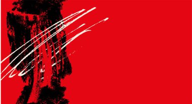 Grunge Dynamic fırça darbeleriyle arkaplan.