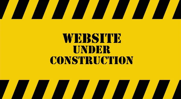 Construction Warning Sign — Stock Vector
