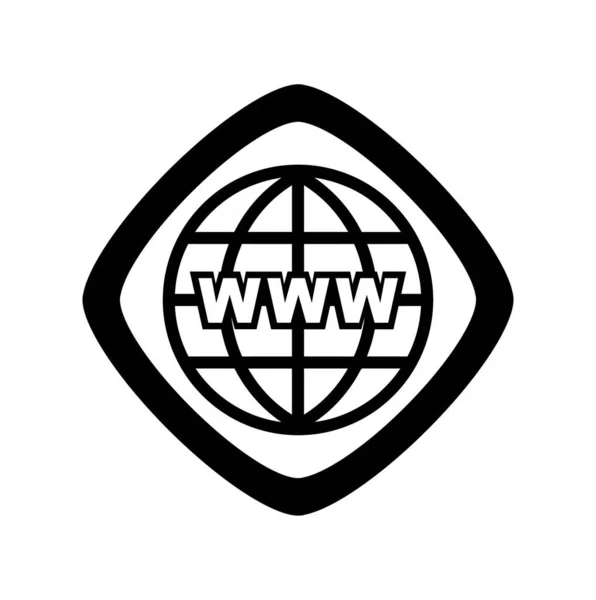 Vettore Icone Web Livello Mondiale — Vettoriale Stock