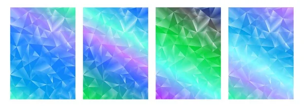 Kristallen Achtergrond Kristaleffect Door Licht Schaduw Samen Gebruiken — Stockvector