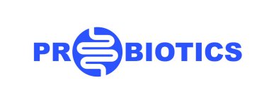 Probiyotik metin arka planı. Mikro probiyotik mikroorganizma