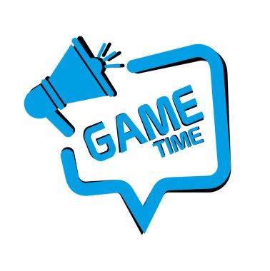 Creatif yazı tipi tasarımı ile oyun zamanı.