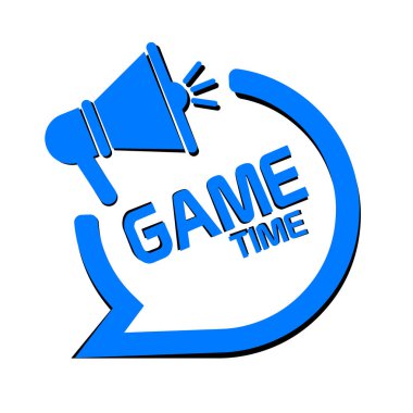 Creatif yazı tipi tasarımı ile oyun zamanı.