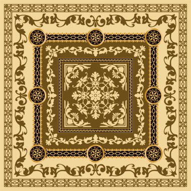 Değerli taşlar, altın zincirler ve incilerle süslenmiş kusursuz desenler..