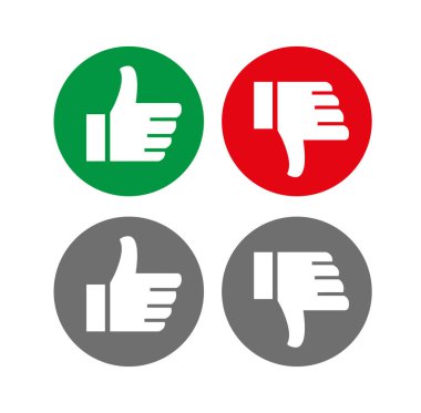 Beyaz arkaplandaki simgenin aksine