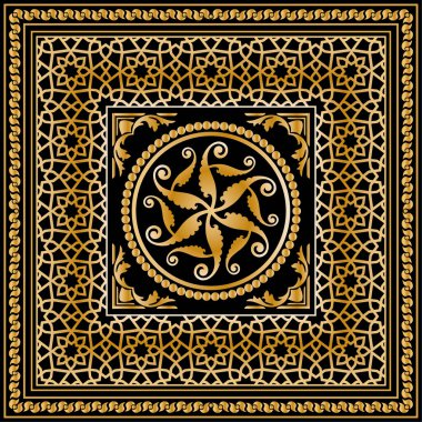 Değerli taşlar, altın zincirler ve incilerle süslenmiş kusursuz desenler..