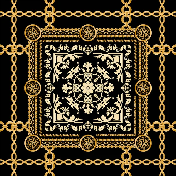 Değerli taşlar, altın zincirler ve incilerle süslenmiş kusursuz desenler..