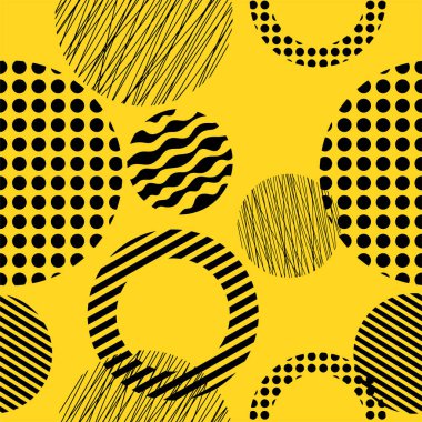 Noktaların ve geometrik şekillerin kusursuz deseni