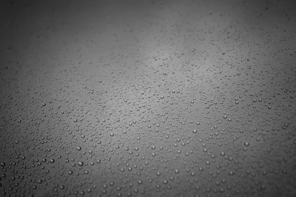 Photo Rain Drops Window Glass Cloudy Sky Background — Stock Photo, Image