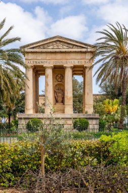 Fotoğraf alt Barrakka bahçeleri, Valletta, Malta