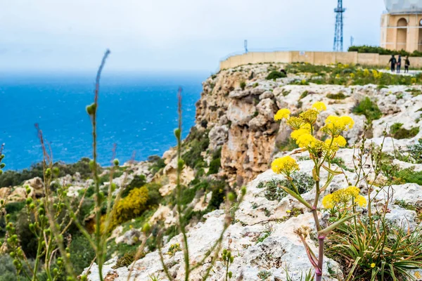 Photo of Radar station on Dingli Cliffs, Mediterranean Sea, Malta,