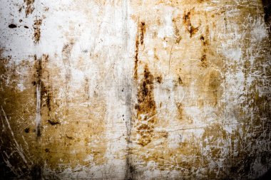 Eski fotoğraf, paslı, çizik metal yüzey, bir arka plan için mükemmel