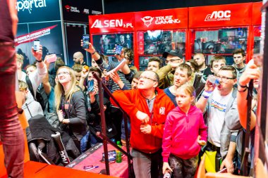 Katowice, Polonya - 3 Mart 2019: Intel Extreme Masters 2019 - E