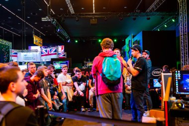 Katowice, Polonya - 3 Mart 2019: Intel Extreme Masters 2019 - E