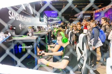 Katowice, Polonya - 3 Mart 2019: Intel Extreme Masters 2019 - E