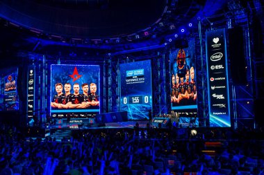 Katowice, Polonya - 3 Mart 2019: Intel Extreme Masters 2019 - E