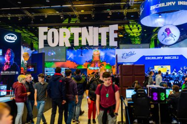 Katowice, Polonya - 3 Mart 2019: Intel Extreme Masters 2019 - E