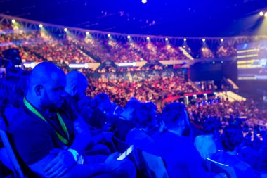 Katowice, Polonya - 3 Mart 2019: Intel Extreme Masters 2019 - E