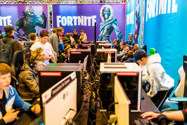 Katowice, Polonya - 3 Mart 2019: Intel Extreme Masters 2019 - E