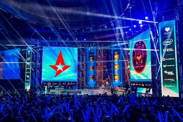 Katowice, Polonya - 3 Mart 2019: Intel Extreme Masters 2019 - E