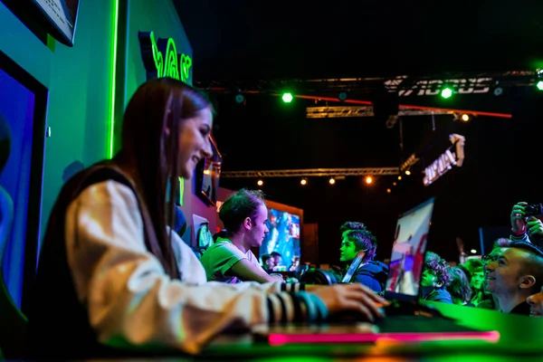 Katowice, Polonya - 3 Mart 2019: Intel Extreme Masters 2019 - E