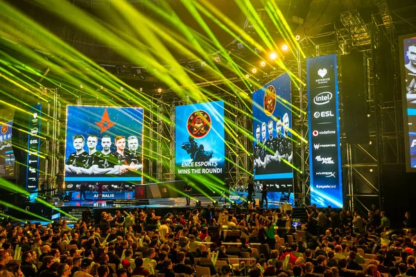Katowice, Polonya - 3 Mart 2019: Intel Extreme Masters 2019 - E