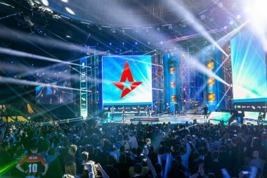 Katowice, Polonya - 3 Mart 2019: Intel Extreme Masters 2019 - E