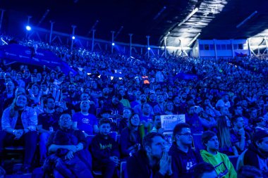 Katowice, Polonya - 3 Mart 2019: Intel Extreme Masters 2019 - E