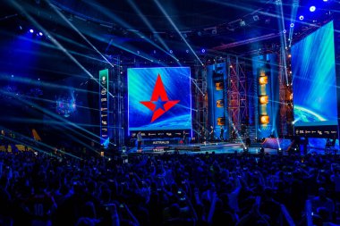 Katowice, Polonya - 3 Mart 2019: Intel Extreme Masters 2019 - E