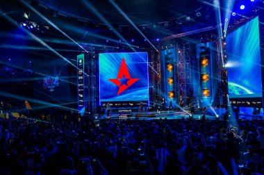 Katowice, Polonya - 3 Mart 2019: Intel Extreme Masters 2019 - E