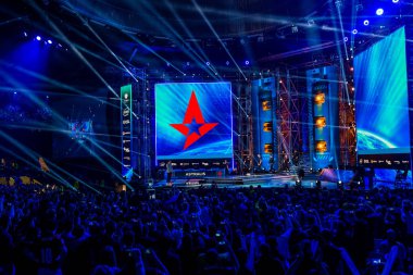Katowice, Polonya - 3 Mart 2019: Intel Extreme Masters 2019 - E