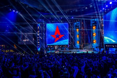 Katowice, Polonya - 3 Mart 2019: Intel Extreme Masters 2019 - E