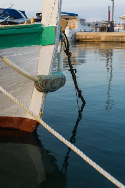 Cro ada Murter üzerinde Murter şehrin küçük liman