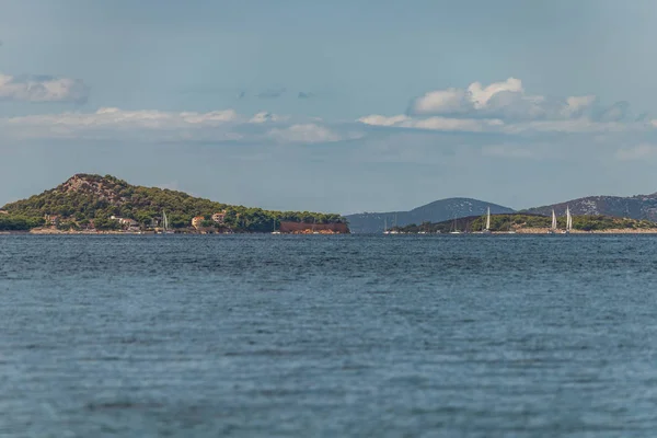 Vue imprenable sur la mer Méditerranée, Murter, Dalmatie, Croatie — Photo