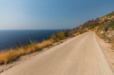 güzel Dalmaçya kıyıları, Trstenik, Dalmaçya, Hırvatistan, Peljesac
