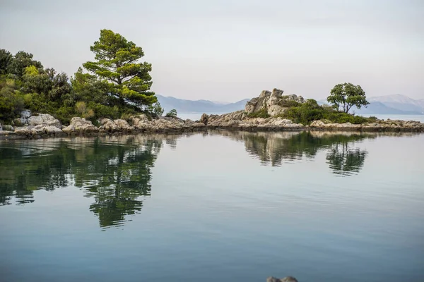 beautiful hidden bay in Trpanj, Dalmatia, Croatia; Peljesac peni
