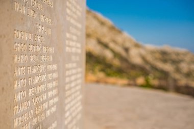 Peljesac manzara, Trstenik köy Pijavicino görünümü